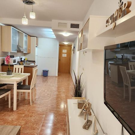 BAJO en PRIMERA LÍNEA de VERA-PLAYA con piscina privada! Exterior foto