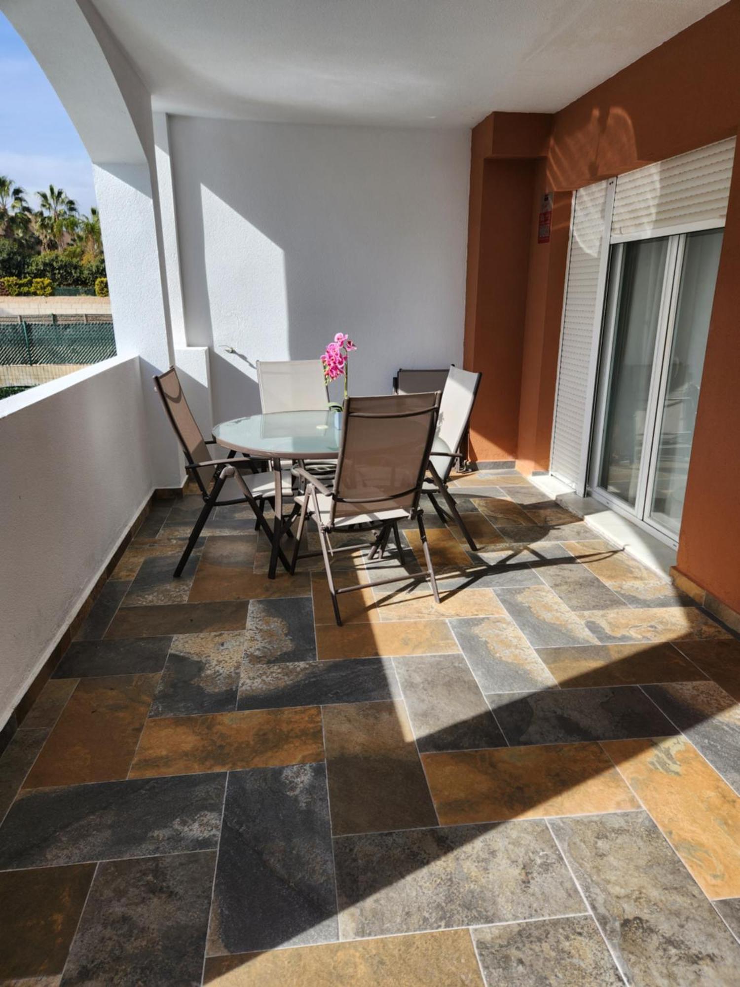 BAJO en PRIMERA LÍNEA de VERA-PLAYA con piscina privada! Exterior foto