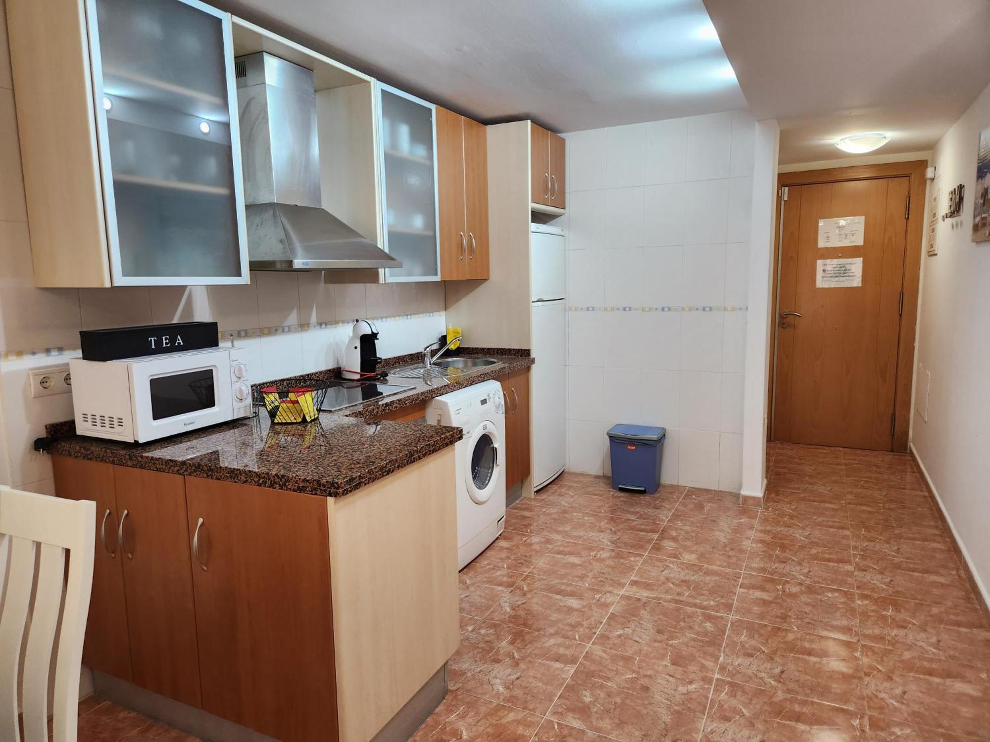 BAJO en PRIMERA LÍNEA de VERA-PLAYA con piscina privada! Exterior foto