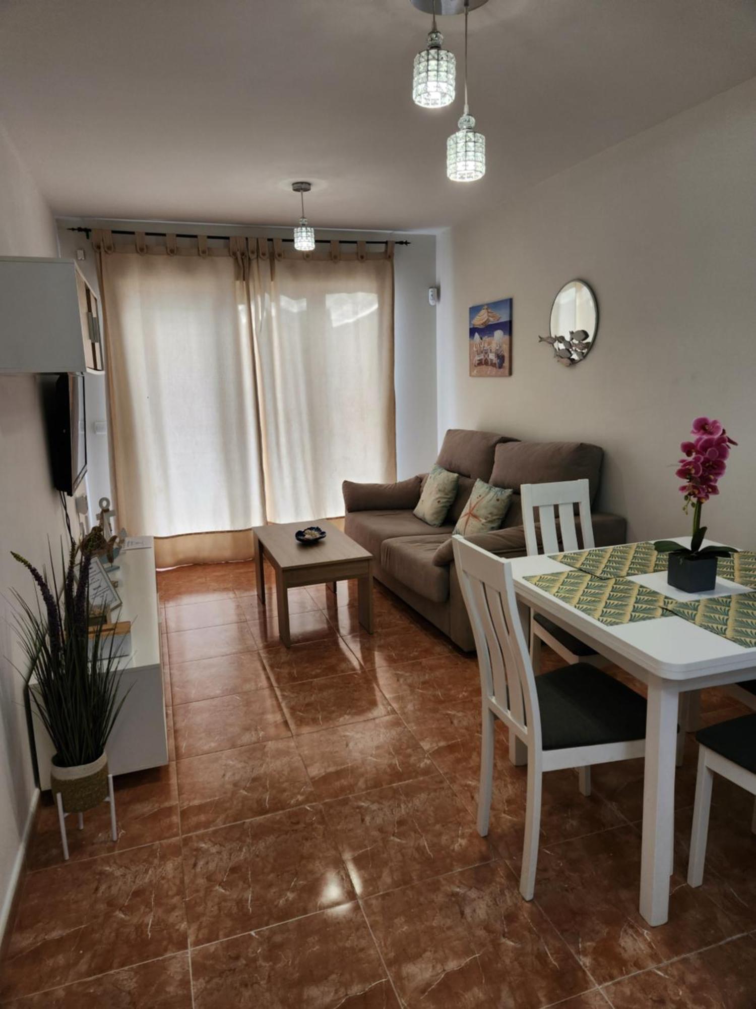 BAJO en PRIMERA LÍNEA de VERA-PLAYA con piscina privada! Exterior foto
