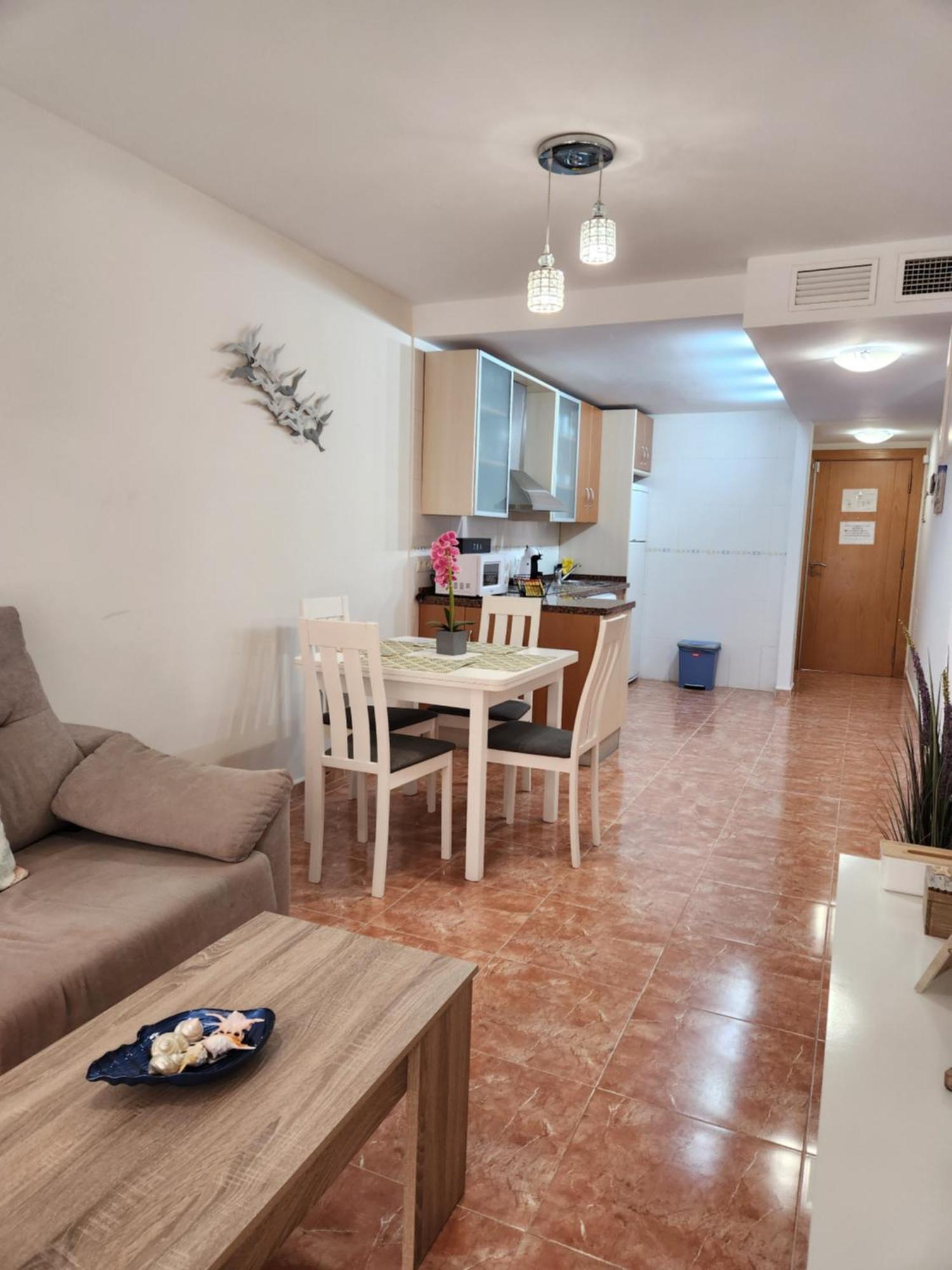 BAJO en PRIMERA LÍNEA de VERA-PLAYA con piscina privada! Exterior foto