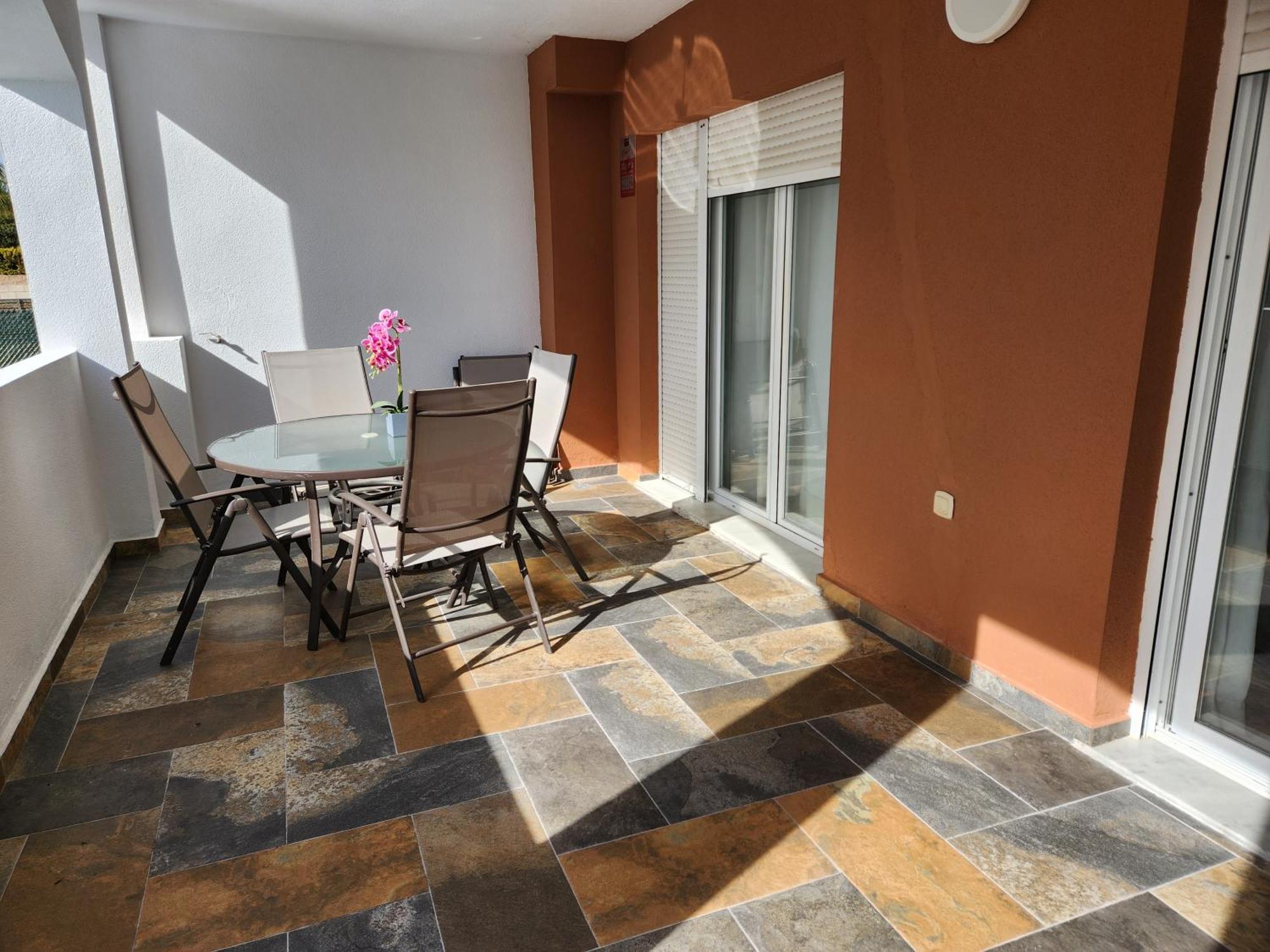 BAJO en PRIMERA LÍNEA de VERA-PLAYA con piscina privada! Exterior foto