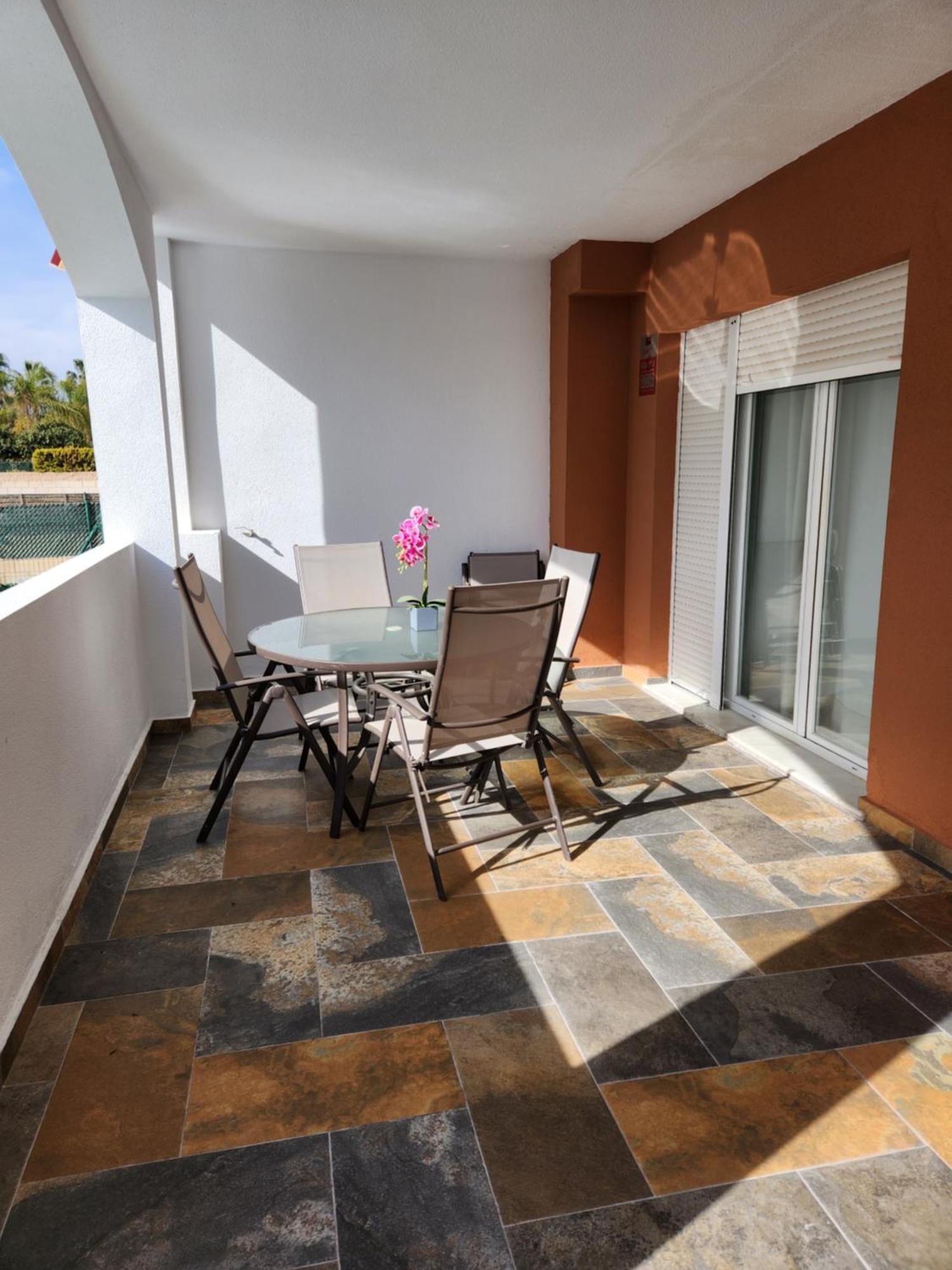 BAJO en PRIMERA LÍNEA de VERA-PLAYA con piscina privada! Exterior foto