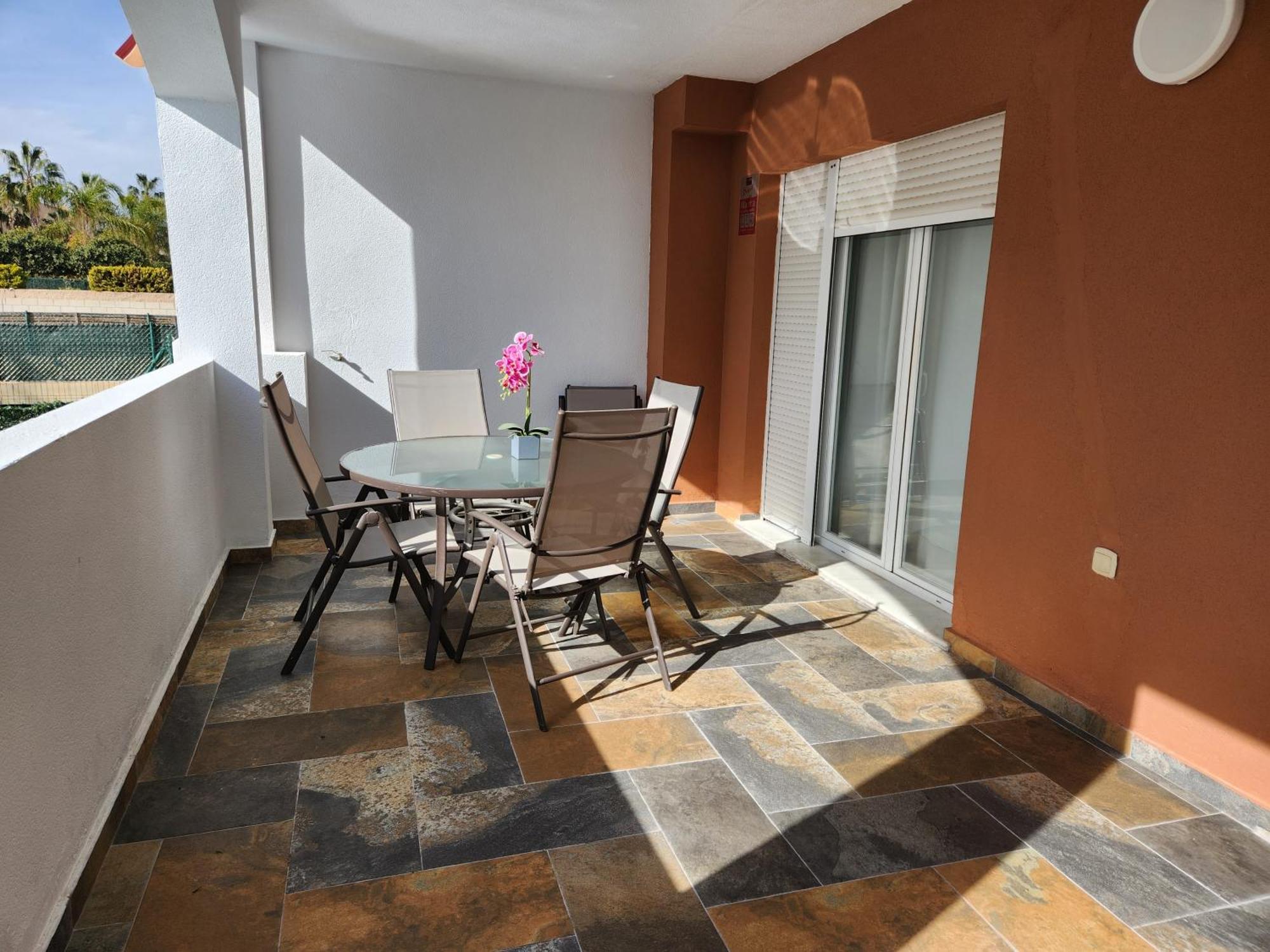 BAJO en PRIMERA LÍNEA de VERA-PLAYA con piscina privada! Exterior foto